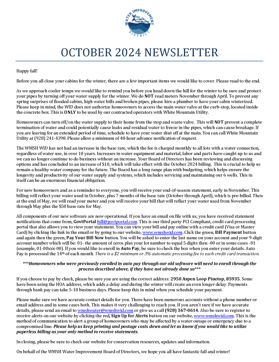 October Revised Newsletter